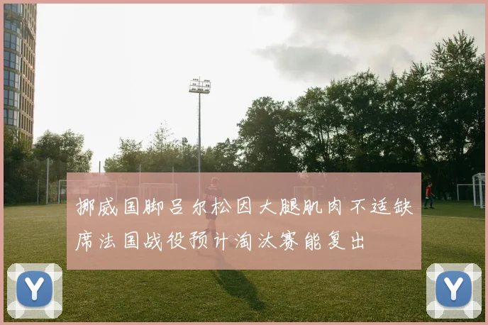 挪威国脚吕尔松因大腿肌肉不适缺席法国战役预计淘汰赛能复出
